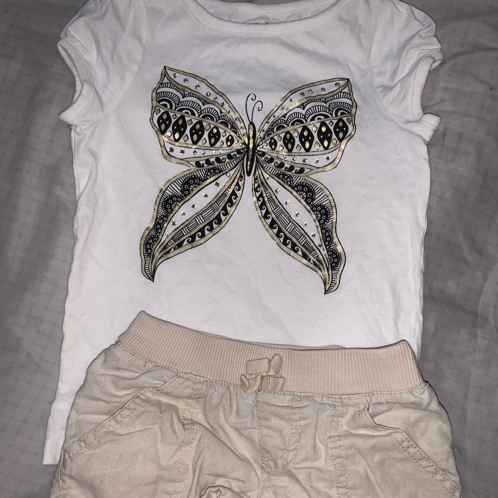 ❣️GIRLS❣️ Gold butterfly outfit